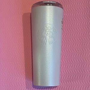 Starbucks Pearl White Stainless Steel